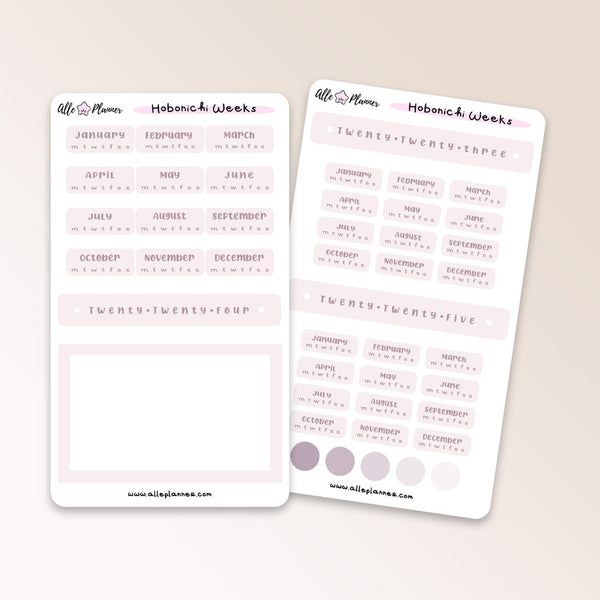 Patisserie Hobonichi Weeks Kit - Planner Stickers – Paper Kay
