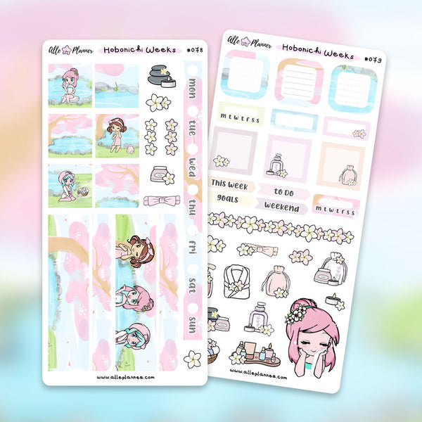 Hobonichi Weeks - Cute Care Weekly Stickers Kit