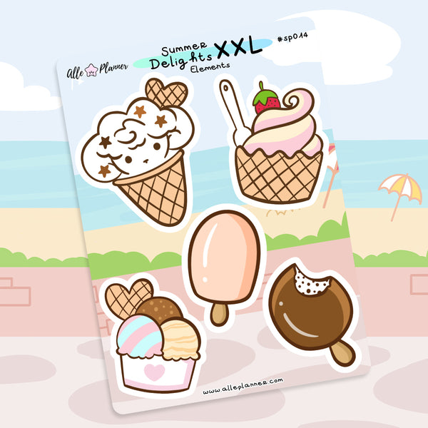 XXL Stickers - Summer Delights Elements