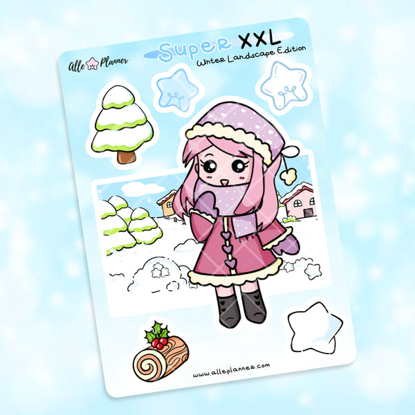 Super XXL Stickers - Momo Winter Landscape Ed.