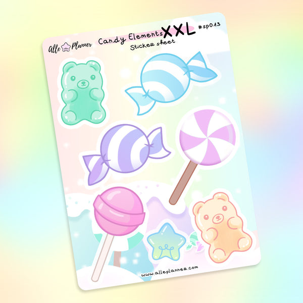 XXL Stickers - Candy Elements