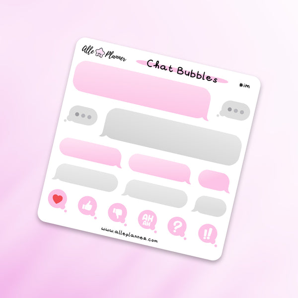 Mini Sheets - Chat Bubbles!